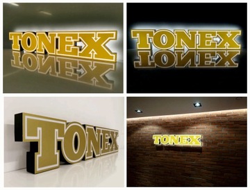 Echo Halo Логотип Буквы со светодиодной подсветкой Рекламный светодиод