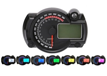 УНИВЕРСАЛЬНЫЙ ЦИФРОВОЙ МОТОЦИКЛЬНЫЙ СЧЕТЧИК QUAD LCD