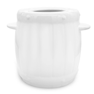 Керамическая бочка 4л ГЕРМЕТИЧНАЯ керамическая посуда для маринования огурцов Банка для капусты