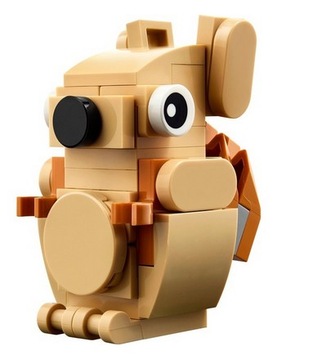 LEGO 30666 CREATOR GIFT ANIMALS СОБАКА БЕЛКА МЕДВЕДЬ ПОЛИБАГОК