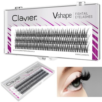 RZĘSY CLAVIER VSHAPE 10MM