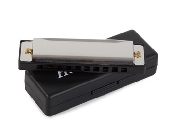 МЕТАЛЛИЧЕСКАЯ ОРТОВАЯ ГАРМОНИКА C MAJOR CASE С 10 КАНАЛАМИ