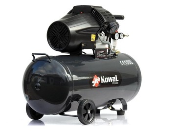 10 Бар КОМПРЕССОР ZBV 100L масляный поршневой компрессор воздушный насос KOWAL