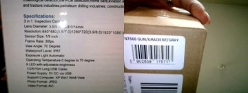 ИНСПЕКЦИОННАЯ камера ДУО ЭНДОСКОП 5М 9LED 2x HD