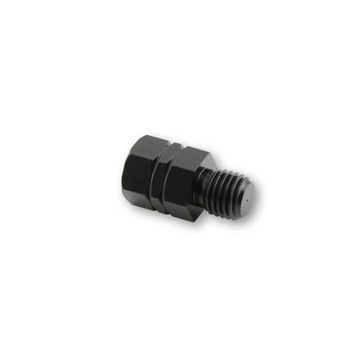 REDUKCJA ADAPTER LUSTERKA CZARNY PRAWY GWINT M10 x1,25 NA LEWY M10 x1,25