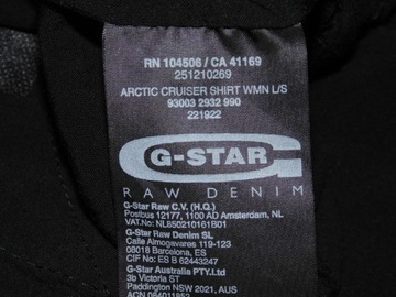 G STAR RAW KOSZULKA BLUZKA S M BLACK IDEALNA