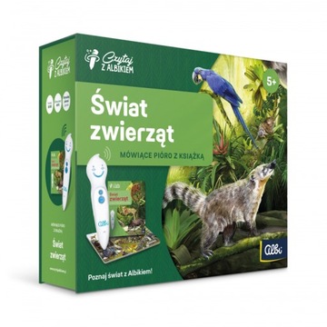 CZYTAJ Z ALBIKIEM ZESTAW ŚWIAT ZWIERZĄT PIÓRO ALBI