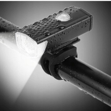 LAMPKA ROWEROWA LED TYŁ PRZÓD DO ROWERU ZESTAW USB ŚWIATŁO BIAŁE I CZERWONE
