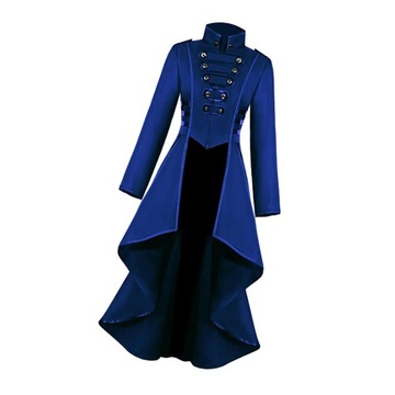 Gotycki steampunkowy trencz w stylu vintage strój XL