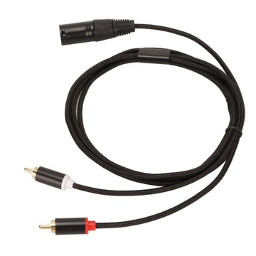Кабель xlr «папа» на 2 разъема RCA, Hi-Fi, чистый сигнал без потерь, разъем xlr y, шнур для