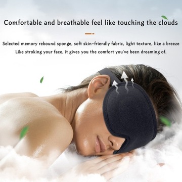 3D ПРЕМИУМ МАСКА ДЛЯ СПАНИЯ ПОВЯЗКА ДЛЯ СНА 2BL