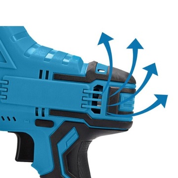 Аккумуляторная сабельная пила 21 В с эргономичной ручкой и зарядным устройством