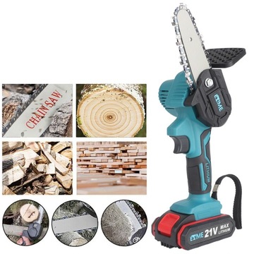 АККУМУЛЯТОРНАЯ МИНИ-ЦЕПНАЯ ПИЛА ДЛЯ ДОМАШНЕГО ИСПОЛЬЗОВАНИЯ ДЛЯ РЕЗКИ ДРЕВЕСИНЫ 200ВТ