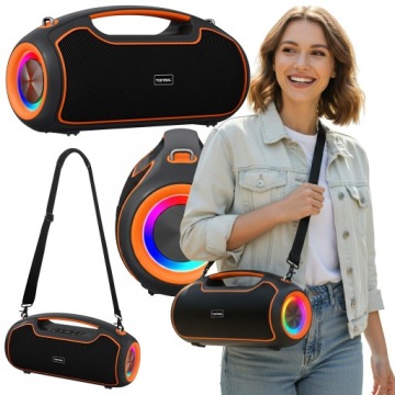 Bezdrátový reproduktor Tonsil Beat 120W Led Tws Bluetooth Aux Usb Bt Výkonný