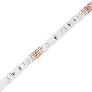 СВЕТОДНАЯ ЛЕНТА 5м RGB ЦВЕТНАЯ + ПУЛЬТ ДИСТАНЦИОННОГО УПРАВЛЕНИЯ 16 цветов, мощность 24Вт, 4 РЕЖИМА