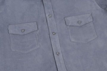 РУБАШКА МУЖСКАЯ СЕРАЯ МУЖСКАЯ XXL 43/44 SF12