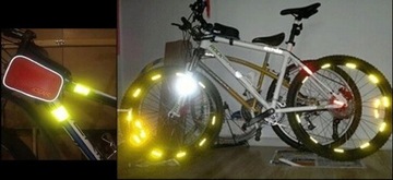 СВЕТООТРАЖАЮЩИЕ НАКЛЕЙКИ ДЛЯ КОЛЯСКИ Светоотражающая наклейка 6 шт.