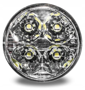 ДНЕВНЫЕ ХОДОВЫЕ ФОНАРИ DRL 4 LED С КРУГЛЫМИ ДНЕВНЫМИ ОГНЯМИ, ОДОБРЕНИЕ 7CM