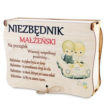 PREZENT NA ŚLUB DLA NOWOŻEŃCÓW NIEZBĘDNIK MAŁŻEŃSKI