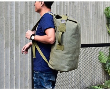 мужской рюкзак холст военная сумка