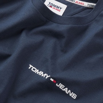 TOMMY HILFIGER KOSZULKA MĘSKA T-SHIRT TJM CLSC LINEAR GRANATOWA r.M