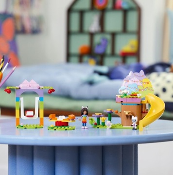 ДЕТСКИЙ НАБОР КУКОЛЬНОГО ДОМИКА LEGO FAIRY GARDEN PARTY GABI CAT