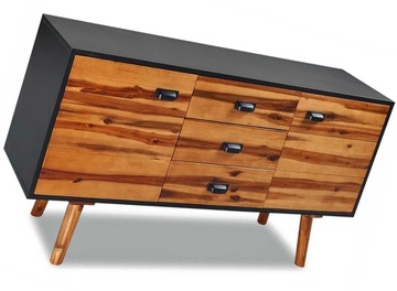 KOMODA DREWNIANA Z SZUFLADAMI DO SALONU I SYPIALNI