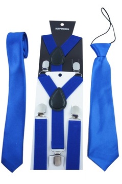 Muszka NIEMOWLĘCA CHRZEST satynowa CHABROWA MODRAKOWA 0-24m