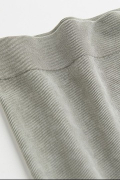 Bezszwowe prążkowane legginsy H&M rozmiar xs