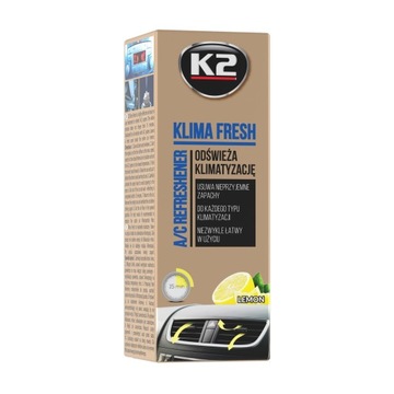 K2 KLIMA FRESH LEMON 150 ML Средство для кондиционирования воздуха