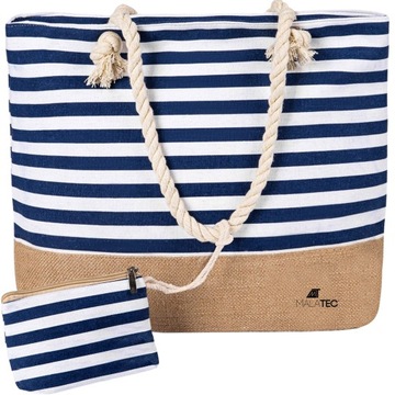 Пляжная сумка для пляжа Большая сумка для шоппинга и пикника в морском стиле XL