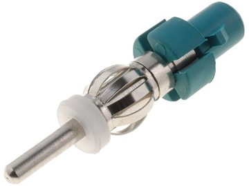 Adapter antenowy Audi, Fiat, Mercedes, Peugeot, Seat, Škoda, VW; DIN wtyk,