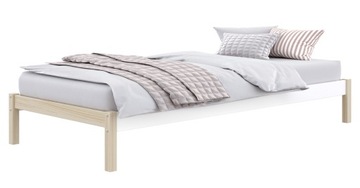 Łóżko młodzieżowe 90x200 drewniane BOBO