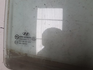 HYUNDAI I I30 07R HB SKLO (OKNO) DVEŘE PRAVÁ ZADNÍ