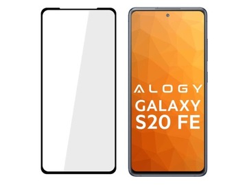 Szkło Alogy Full Glue case friendly do Samsung Galaxy S20 FE Czarne
