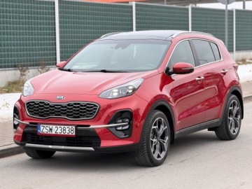 Kia Sportage IV SUV Facelifting 1.6 T-GDI 177KM 2019 KIA SPORTAGE 1.6 T-GDI GT Line 4WD DCT KRAJOWA BEZWYPADKOWA I WŁAŚCICIEL