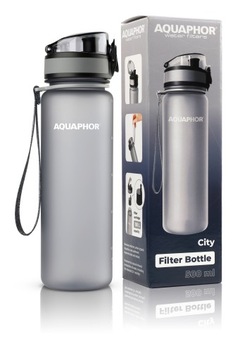 Butelka filtrująca Aquaphor City 0,5l szara