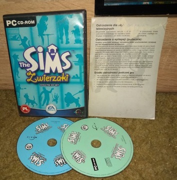 THE SIMS 1 ZWIERZAKI PL / DB- /