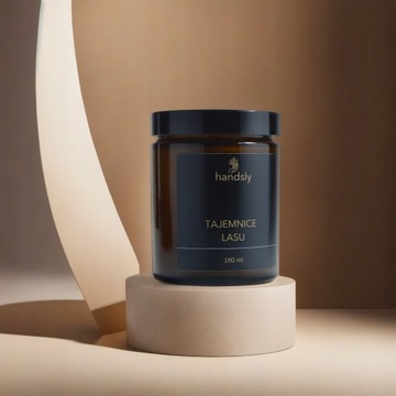 АРОМАТИЧЕСКАЯ СОЕВАЯ СВЕЧА - ТАЙНЫ ЛЕСА 180мл