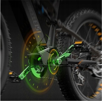 Электрический велосипед Lankeleisi, двойной мотор, 2000 Вт, 48 В, 20 Ач, 48 км/ч 130 км, 26 дюймов