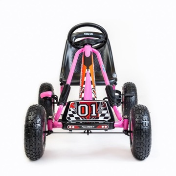 BABY MIX RAZOR GOKART NA PEDAŁY RÓŻÓWY