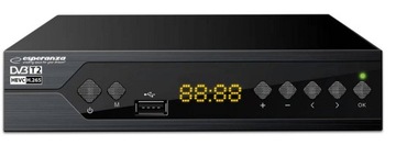 Тюнер-декодер DVB-T2 HEVC H.265 ESPERANZA EV107R