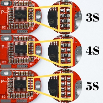 Литий-ионное зарядное устройство BMS 4S 25А