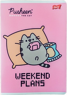 ЛАМИНИРОВАННЫЙ БЛОКНОТ A5/32K PUSHEEN GRID - UNIPAP