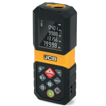 DALMIERZ LASEROWY MIERNIK CYFROWY LCD 80M JCB ORYGINALNY ŁADOWARKA USB C