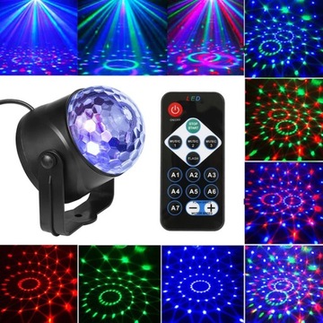 Disco Bullet Disco Проектор светодиодный отражатель RGB