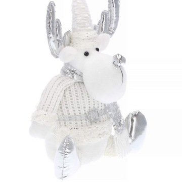 ФИГУРКА ОЛЕНЯ РОЖДЕСТВЕНСКОЕ УКРАШЕНИЕ ЛОСЬ ПОДАРОК ​​ОРНАМЕНТ СИДИТ