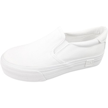 Buty Slip On trampki Big Star białe wsuwane tenisówki sportowe NN274111 38