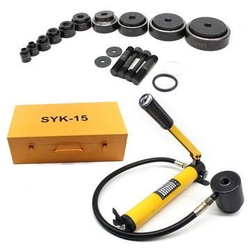 15T HYDRAULICZNY WYCINAK OTWORÓW 16 mm – 101 mm