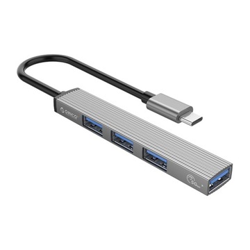 USB-C HUB 4 x USB 3.1 GEN1, алюминий ORICO
